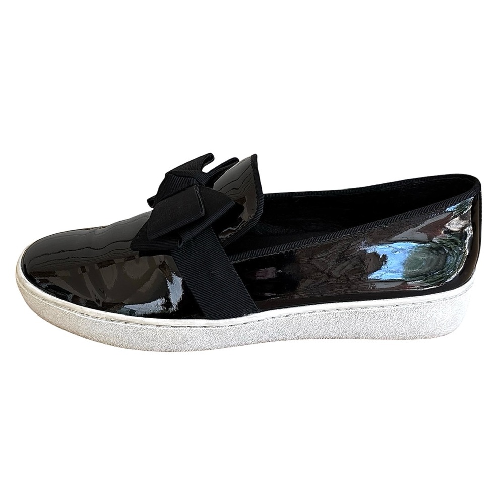 🌹MICHAEL KORS COLLECTION Black Patent Leather Slip-Ons w/ Bow🌹 - Picture 10 of 14